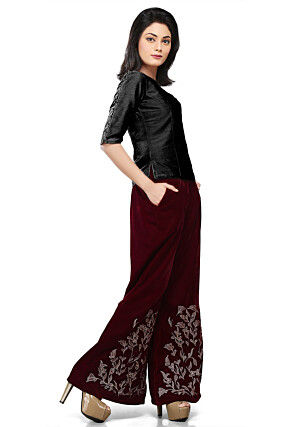 Dupion Silk Top in Black