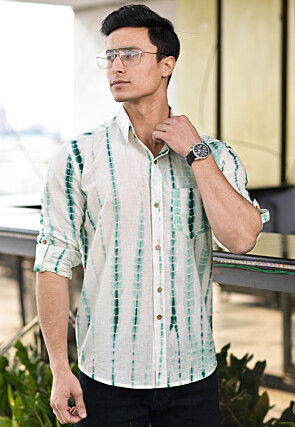 White - Shirts - Indian Wear for Men - Buy Latest Designer Men wear Clothing  Online - Utsav Fashion