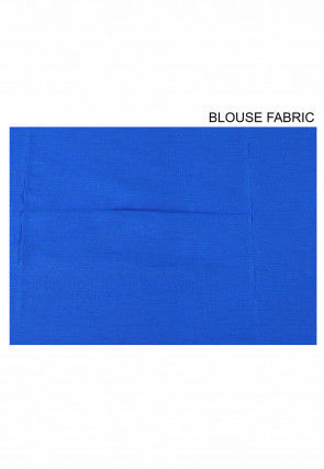 Tie N Dye Pure Kota Silk Saree in Shaded Blue