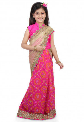Buy Kids Sarees Online, Sarees for Kids, Kids Sari with Blouse
