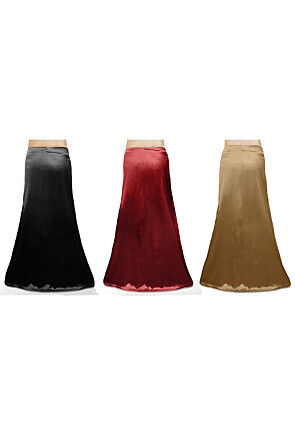 Satin Combo Sets in Petticoat