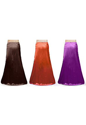 Satin Combo Sets in Petticoat