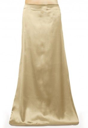 Satin Petticoat in Beige