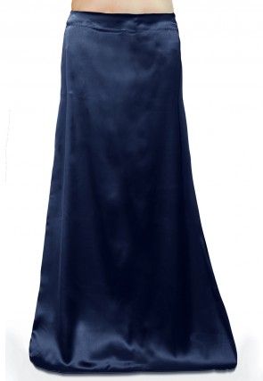 Satin Petticoat in Navy Blue