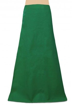 Green Saree Petticoat - Buy Green Saree Petticoat Online