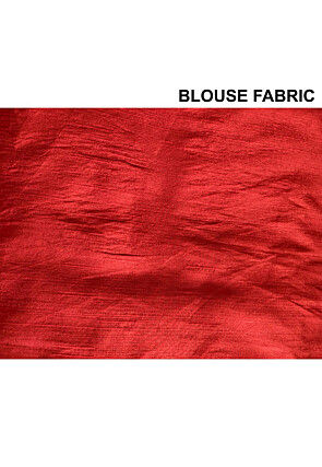 Woven Chanderi Silk Saree in Mustard