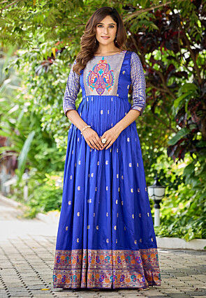 blue indo western dress Indo-Western Suit – Desi Diva Fashion