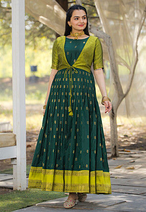 Page 4 | Indo-Western Dresses: Buy Indo-Western Outfits for Women Online |  Utsav Fashion