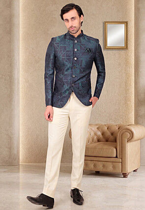 sachin and babi light blue dress Sherwani For Marriage With Price Nabeel Ivory Pastel Wedding Sherwani  Indian Groom Sherwani Harleen Kaur M main image 0