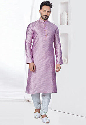 Purple colour kurta pajama shop