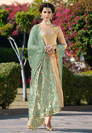 Designer straight suits online top
