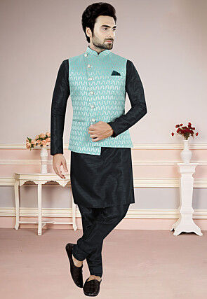 Men's Green Kurta Pajama: Buy Latest Men's Ethnic Wear Online | Utsav ...