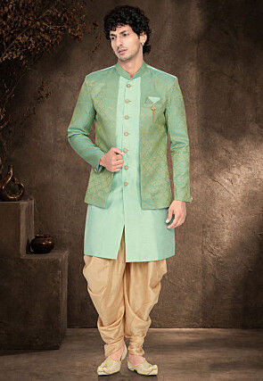 Green Wedding Wear for Men: Shop the Latest Ethnic Menswear Online
