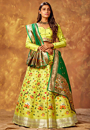 Pallavita Art Silk Lehenga main image 1