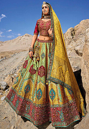 New Multi Color Designer Lehenga Choli For Wedding – Joshindia