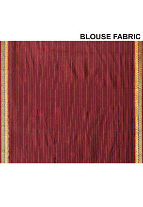 Woven Art Silk Saree in Blue