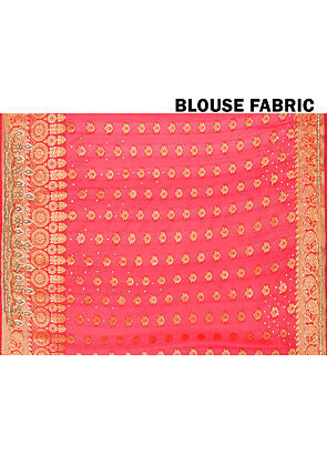 Woven Art Silk Saree in Green