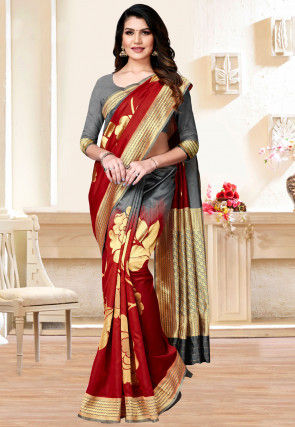 Shop the Hottest Red Kanchipuram Saree Online Now