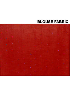 Woven Art Silk Saree in Navy Blue