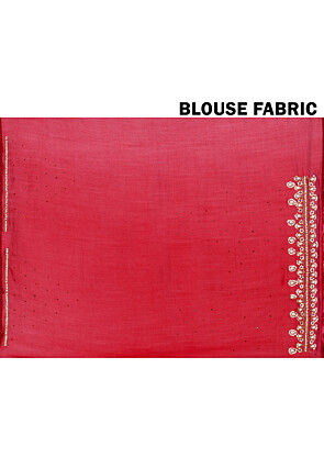 Woven Art Silk Saree in Off White