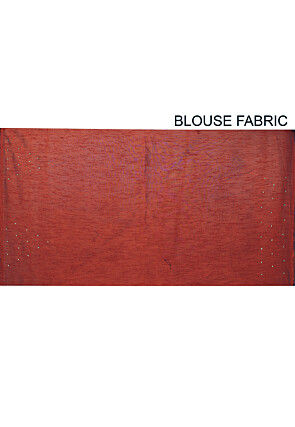 Woven Art Silk Saree in Olive Green