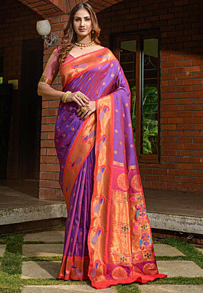 Page 218 Zari Art Silk Sarees Buy Latest Designs Online Utsav
