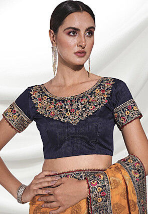 Woven Art Viscose Silk Saree in Mustard