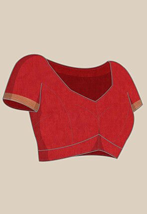 Woven Bangalore Silk Saree in Beige