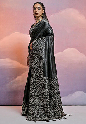 Bangalore Silk Saree in Black