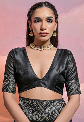 Bangalore Silk Saree in Black