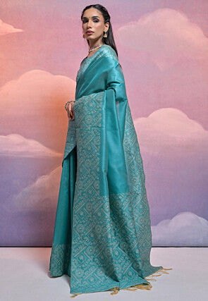 Bangalore Silk Saree in Blue