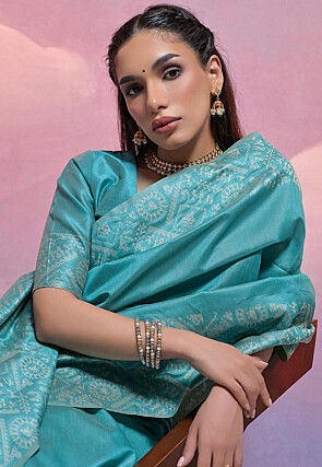 Bangalore Silk Saree in Blue