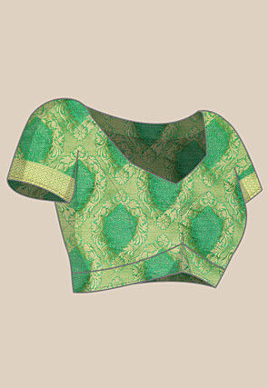 Woven Bangalore Silk Saree in Cream