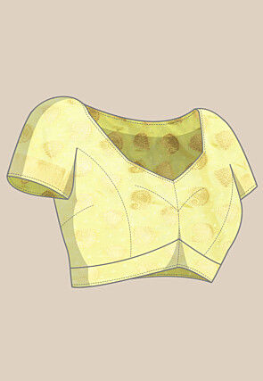 Woven Bangalore Silk Saree in Light Green