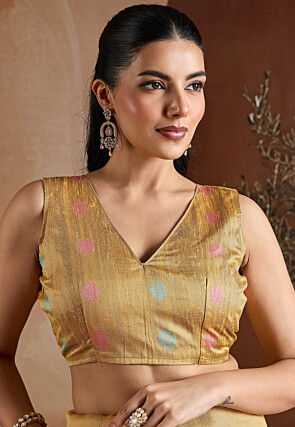 Bhagalpuri Silk Saree in Mustard