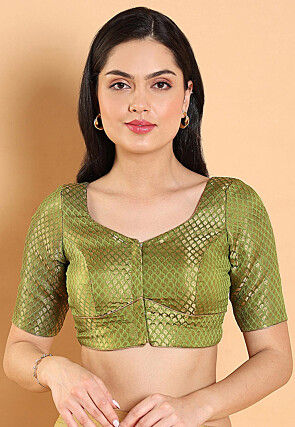 Page 5  Green - Festival - Readymade Saree Blouse Designs Online