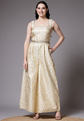 Brocade indo western dresses deals