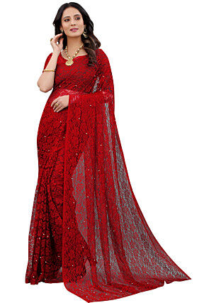 Buy MAHOTSAV Self Design Fashion Cotton Blend Purple, Green Sarees Online @  Best Price In India | Flipkart.com