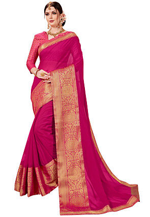 Plain Chiffon Saree Partywear - Buy Plain Chiffon Saree Partywear online in  India