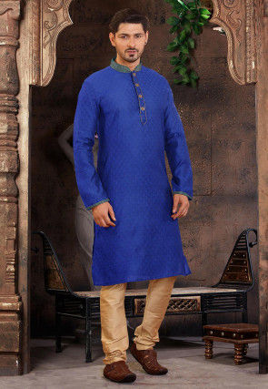 Men's Cotton casual wear ethnic Indian sherwani pajama kurta salwar kameez 754 