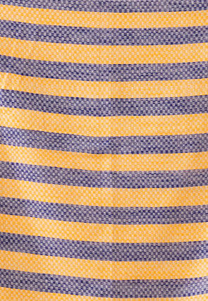 Woven Cotton Saree in Multicolor