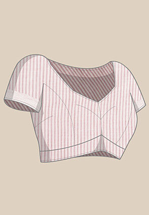 Woven Cotton Saree in Purple