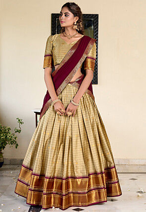 Cotton Lehenga Cholis Buy Latest Indian Designer Cotton Ghagra Cholis Online Utsav Fashion