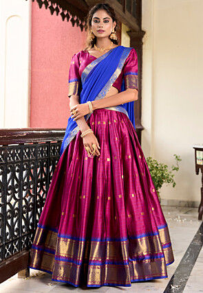 Cotton bridal lehenga online