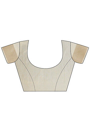 Woven Kota Doria Saree in Light Green