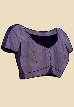 Woven Kota Doria Saree in Orange