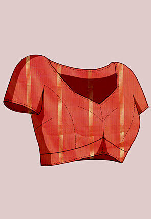 Woven Kota Doria Saree in Yellow