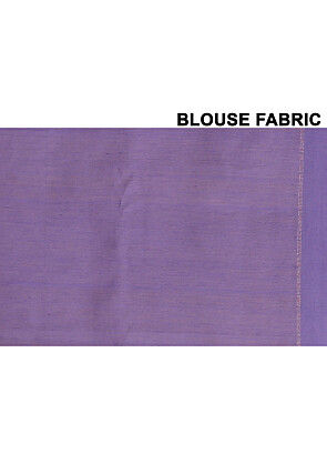 Woven Organza Saree in Purple