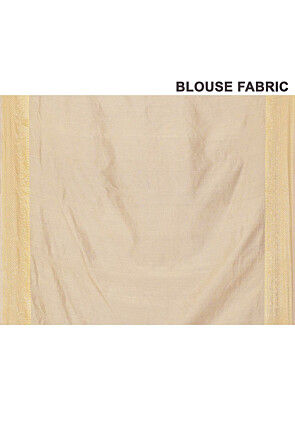 Banarasi Georgette Silk Saree in Beige