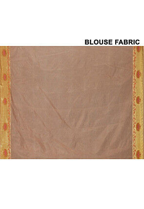 Banarasi Georgette Silk Saree in Beige